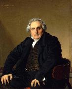 Jean Auguste Dominique Ingres Portrait of Monsieur Bertin oil painting